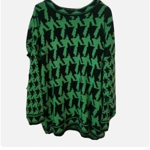 vtg venezia sportswear ugly sweater Minecraft look  22/24 Made in Korea